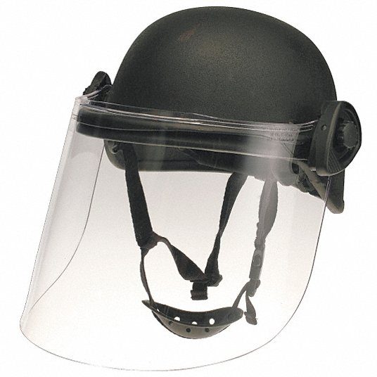 Face shield helmet