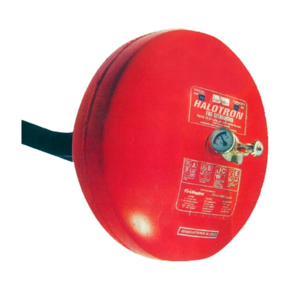 Halotron automatic fire extinguishers