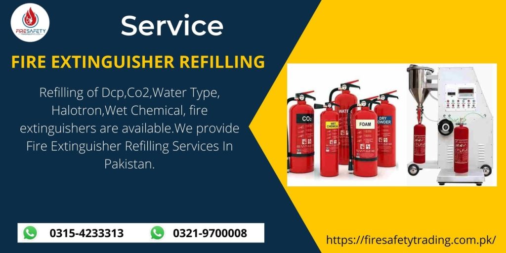 fire extinguisher refilling services Fire Safety Trading (Pvt) Ltd