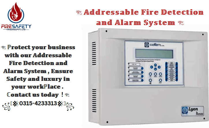 Addessable fire Detection and Alarm system Fire Safety Trading (Pvt) Ltd