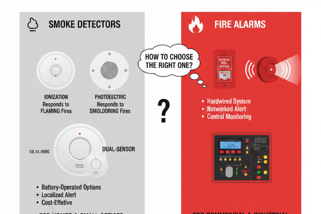 Smoke Detectors and Fire Alarms: How to Choose the Right One