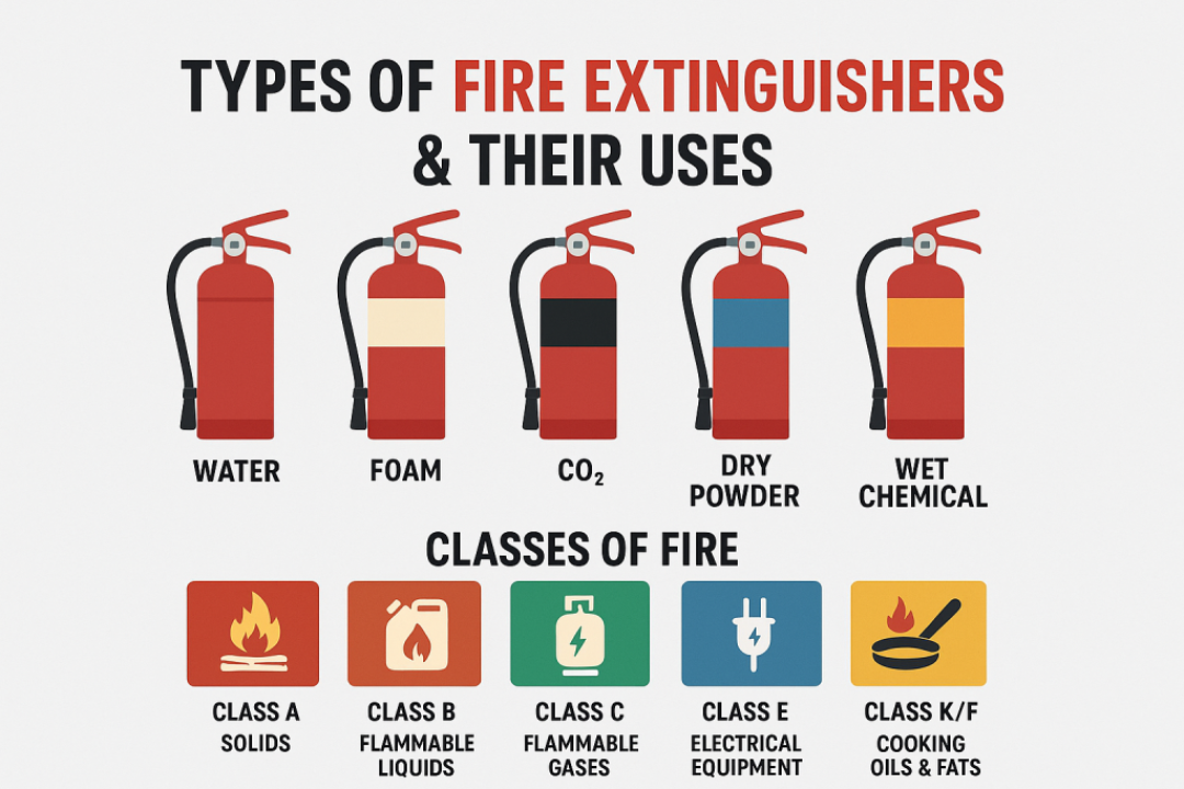 Fire Extinguishers and Their Uses: A Complete Guide