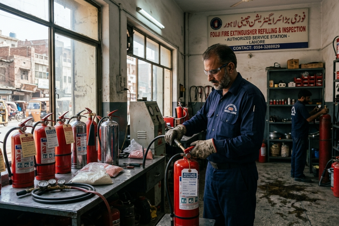 Fire Extinguisher Refilling Service in Lahore