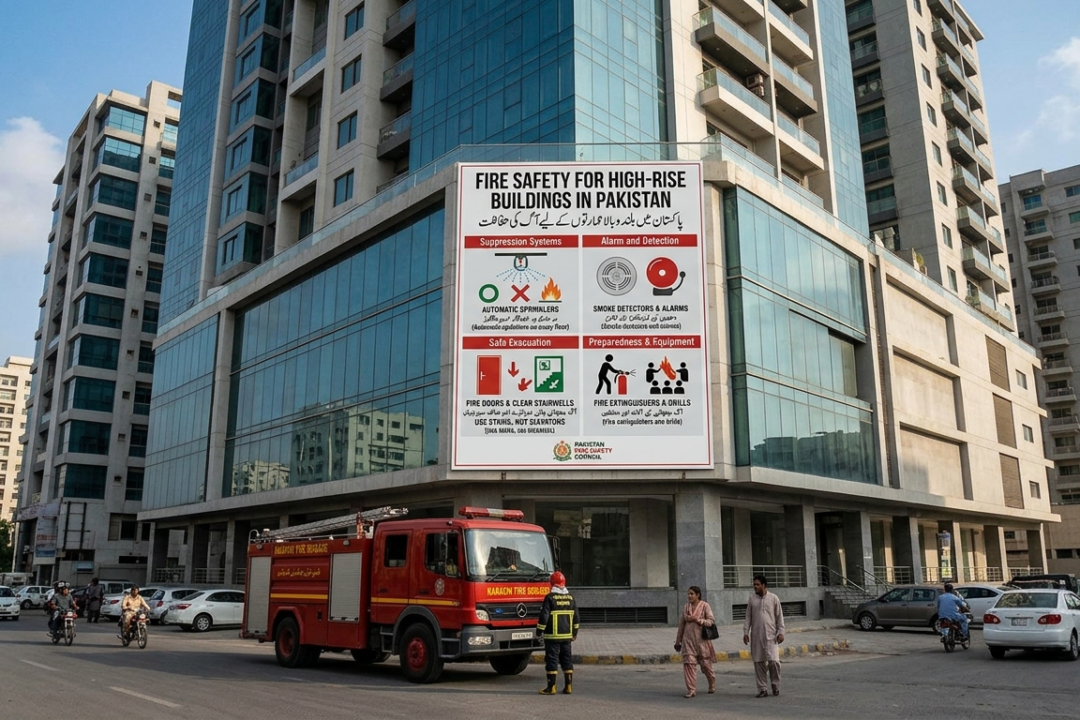 Fire Safety for High Rise Buildings in Pakistan