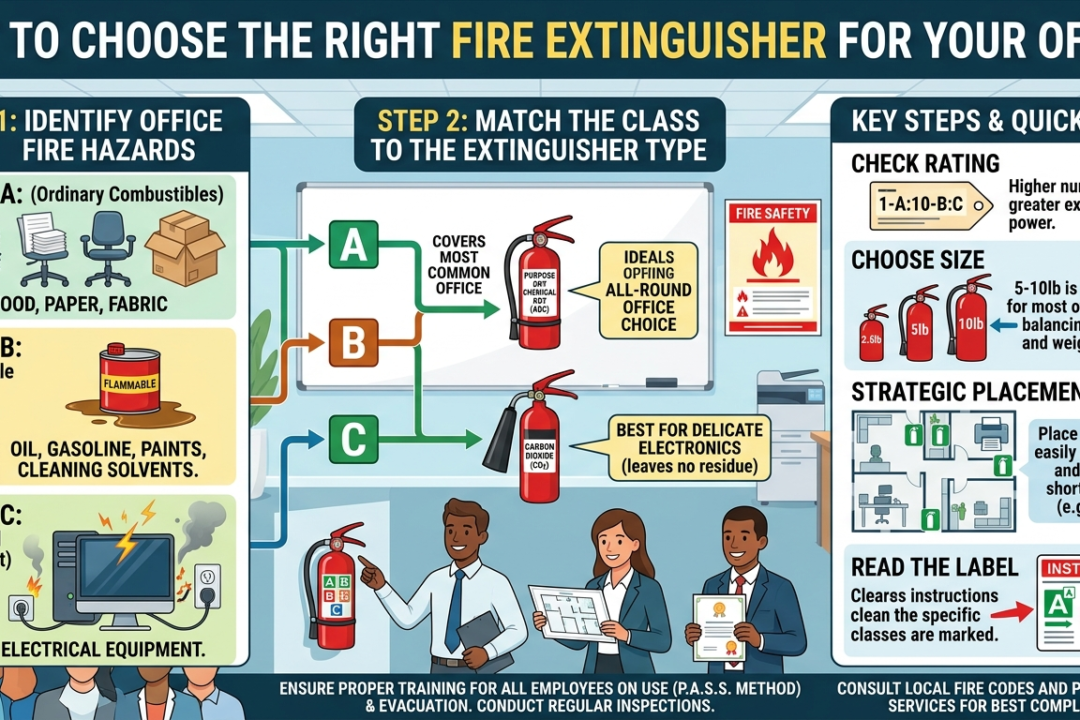 How to Choose the Right Fire Extinguisher for Your Office