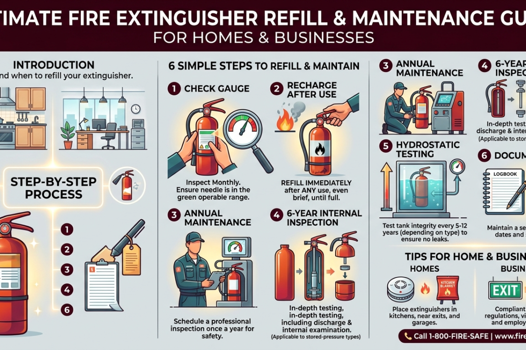Fire Extinguisher Refill Guide for Homes and Businesses