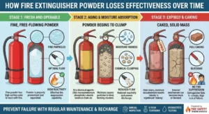 How Fire Extinguisher Powder Loses Effectiveness Over Time