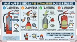 What Happens Inside a Fire Extinguisher During Refilling