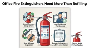 Office Fire Extinguishers Need More Than Refilling