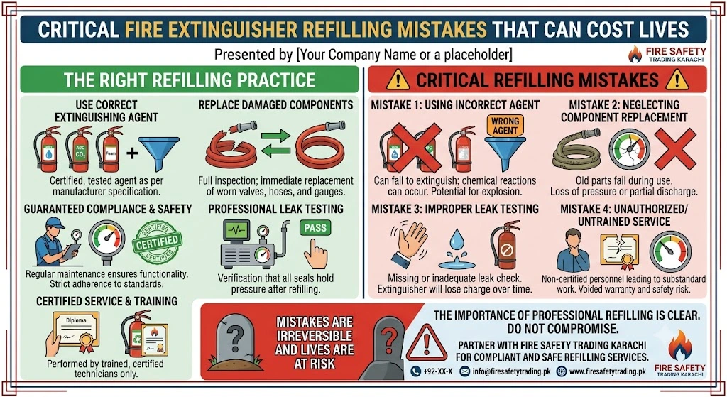 Why Pressure Testing Matters Before Fire Extinguisher Refilling