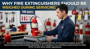 Why Fire Extinguishers Should Be Weighed During Servicing