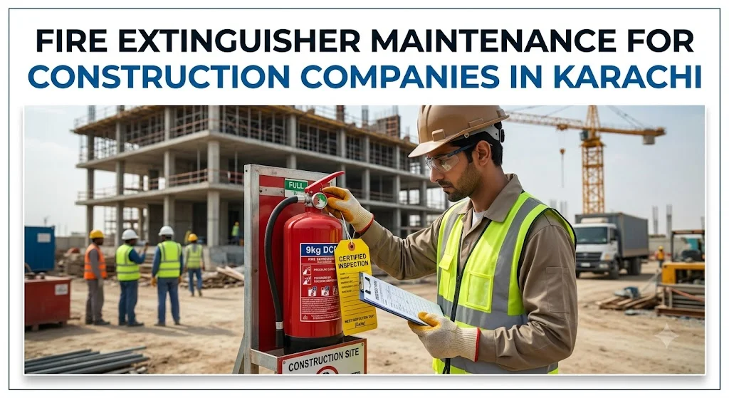Fire Extinguisher Maintenance for Construction Companies in Karachi