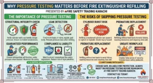 Why Pressure Testing Matters Before Fire Extinguisher Refilling